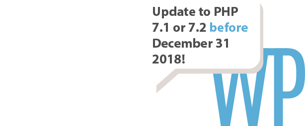 Update PHP 5.6 before December 31 2018