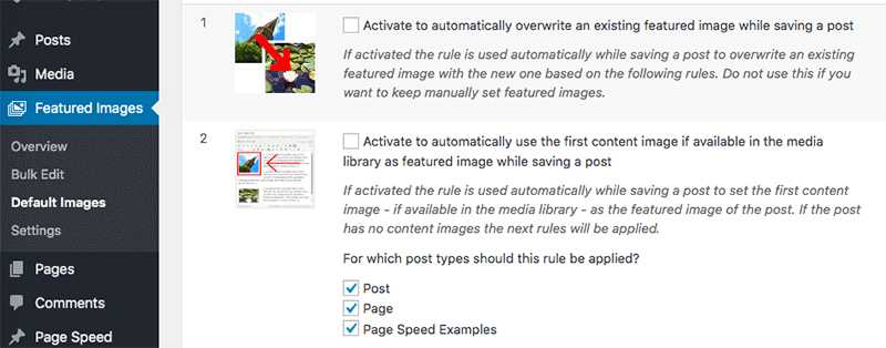 Quick Featured Images WordPress plugin default images